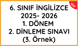 Ortaokul İngilizce